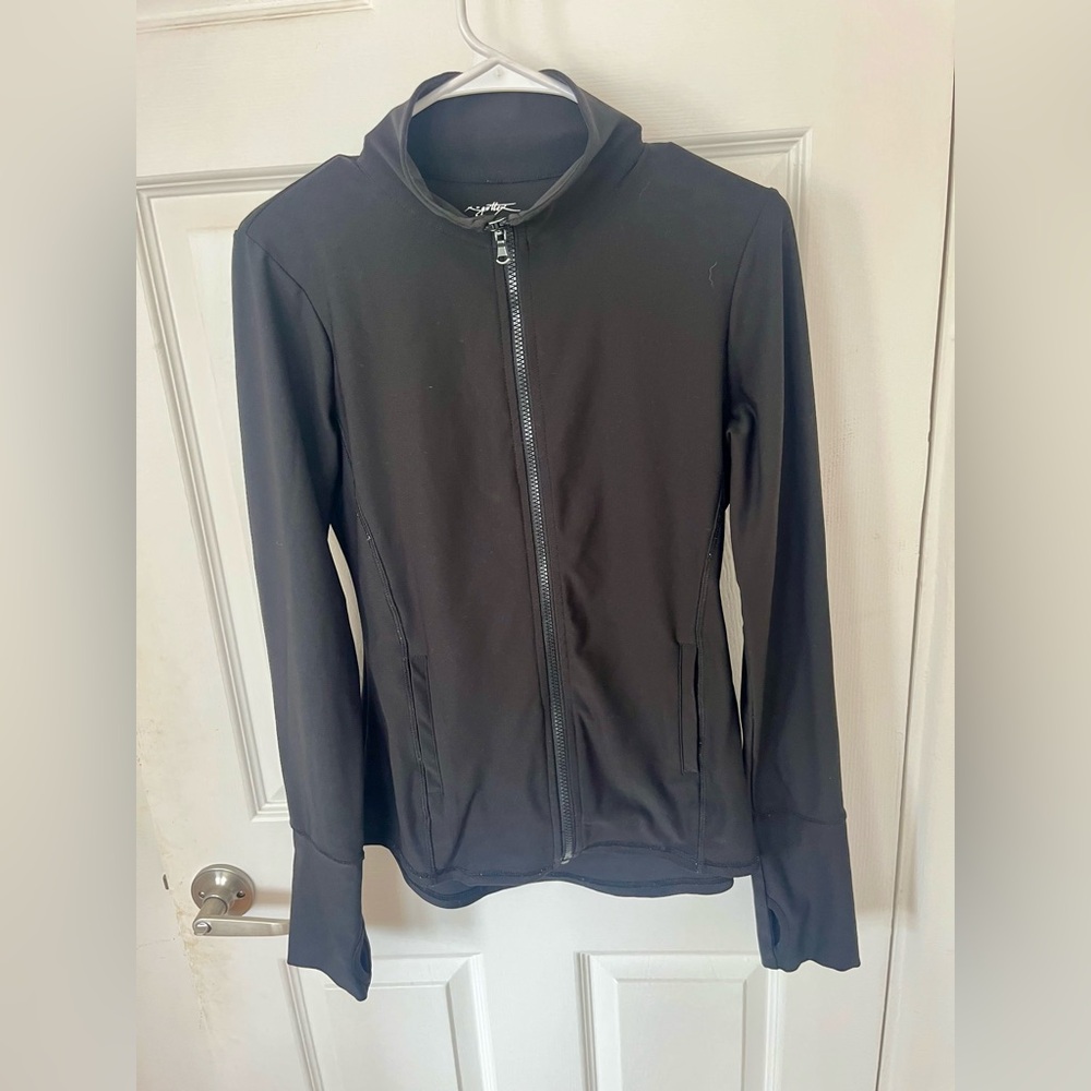 Black athletic jacket size medium